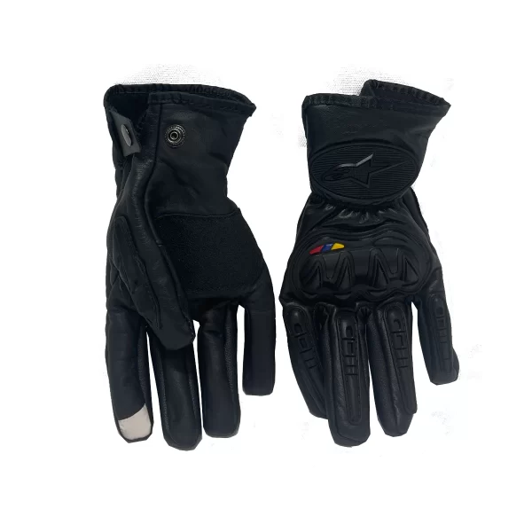 GUANTES EN CUERO PARA MOTOCICLISTAS - Imagen 2